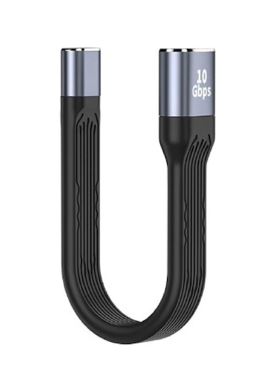 Type-c Dişi To Usb Dişi 10 Gbps Kablo 100w Pd Hızlı Data Kablosu C-22 10 Cm
