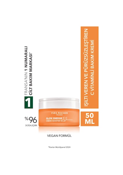 Tüm Ciltler İçin Işıltı Sağlayan Ve Cildi Dolgunlaştıran C Vitaminli Gündüz Kremi 50ml