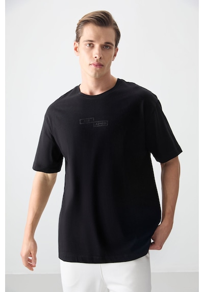 Air Jones Tommy Life Siyah %100 Pamuk Kalın Yumuşak Dokulu Oversize Fit Baskılı Erkek T-shirt - 88361 Siyah Air Jones Tommy Life Siyah %100 Pamuk Kalın Yumuşak Dokulu Oversize Fit Baskılı Erkek T-shirt - 88361 Siyah