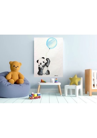 Yağlı Boya %100 El Yapımı Tablo Home In Joy Bebek Odası 62Cmx66Cm (507017380)