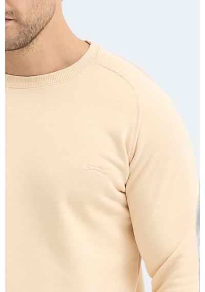 Slazenger Nadav Erkek Bej Sweatshırt Bej