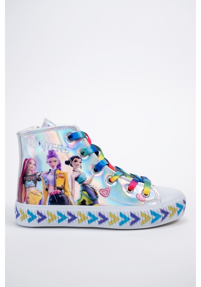 Scarpe Magiche Kız Çocuk Hologram Işıltılı Yüksek Bilek Spor Ayakkabı 31-35 Numara Arası Işıksızdır Hologram Scarpe Magiche Kız Çocuk Hologram Işıltılı Yüksek Bilek Spor Ayakkabı 31-35 Numara Arası Işıksızdır Hologram