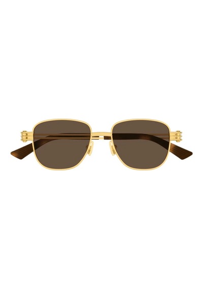 Bottega Veneta 1380 S 003 51 Unisex Güneş Gözlüğü Altın