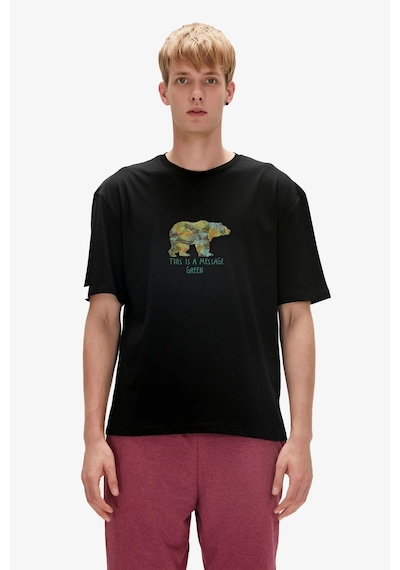Bad Bear Re-Fınger Erkek Siyah Tişört Siyah