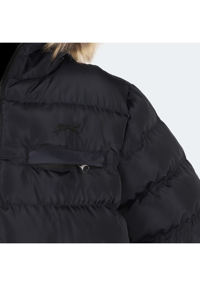 Slazenger CALISTO NEW Çocuk Kapüşonlu Şişme Lacivert Mont & Kaban