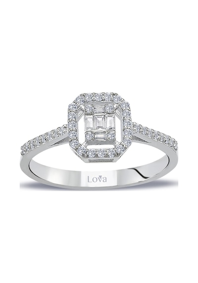 Lova 0,32 Karat Baget Pırlanta Yüzük - 1030279