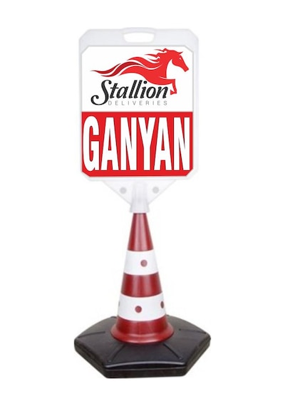 Ganyan Temalı Reklam ve Uyarı Dubası 1 Adet