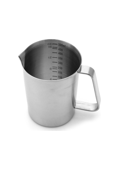 Borox Kulplu Paslanmaz Çelik Beher - Laboratuvar Beheri - 500Ml