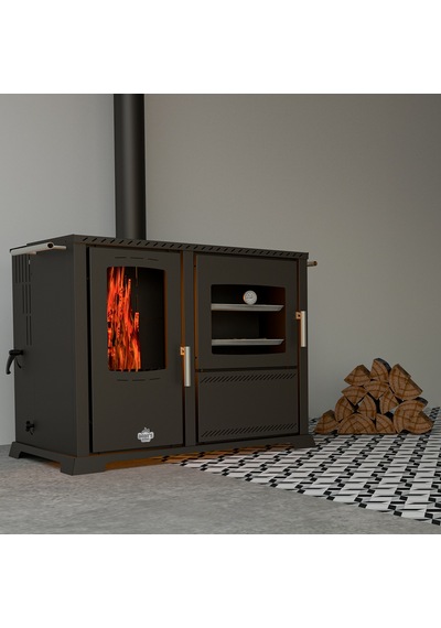 Baba's Bbq Pelet Ve Odun Sobası-Safir Kuzine Modeli 10 Kw