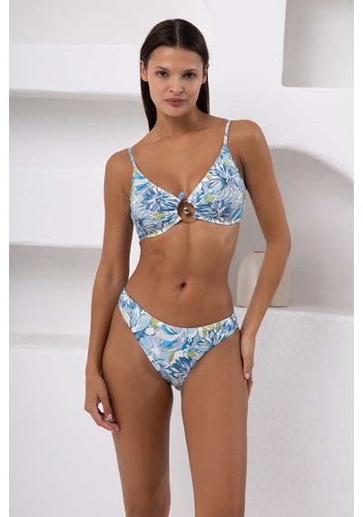 Lapıeno Aksesuarlı İnce Askılı Bikini Takım 4264 Romance