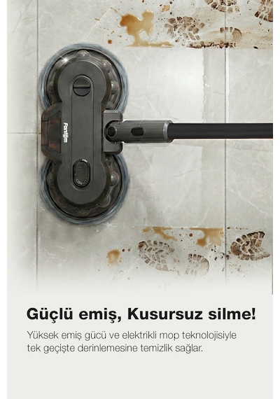 Fantom P6100 Pluto Plus 500 W Moplu Dikey Elektrikli Süpürge