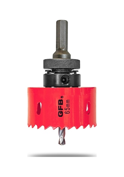 Gfb Bi Metal Panç Metal Testere 51 MM + Hex Düz Mandren Girişli Adaptör