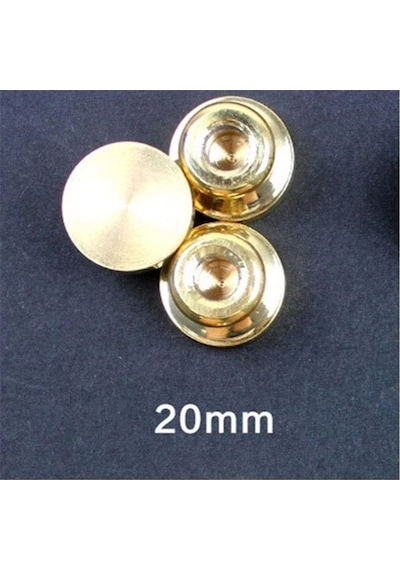 Eritme Balmumu Mührü Damga 20 Mm Yuvarlak Boş Bakır Kafa + Gülağa