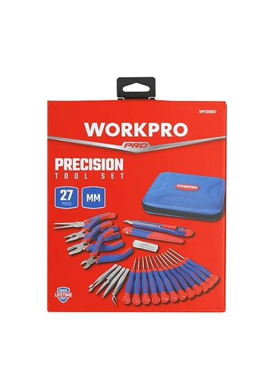 Workpro Wp209007 27 Parça Profesyonel Hassas Tamir/bakım Alet Seti Çok Renkli