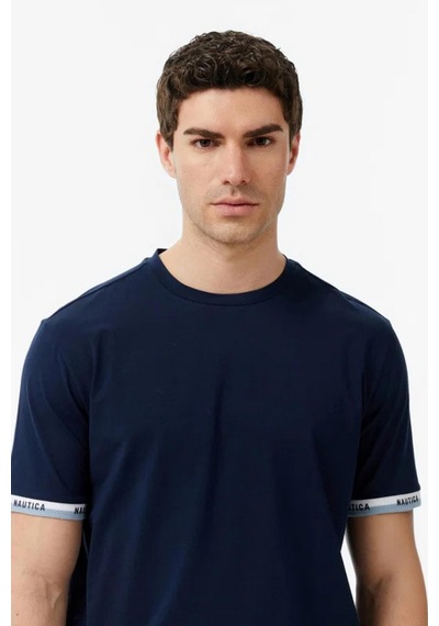 Nautica Erkek Lacivert Regular Fit T-shirt-14589