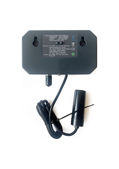 Aek-tech 6'sı Birarada Wifi Su Kalitesi Test Ölçüm Cihazı Ph/ec/tds/salt/g.s/ Temp Tuya Uyumlu Ph-w3988