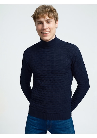 Slim Fit Erkek Kazak Lacivert