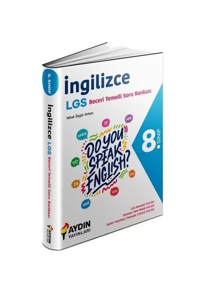 8. Sınıf İngilizce Beceri Temelli Soru Bankası -  Aydın Yayınları