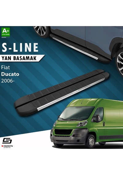 S-dizayn Fiat Ducato 3 Kısa Şase S-line Krom Yan Basamak 203 Cm 2