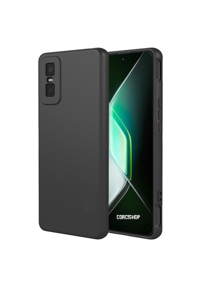 Infinix Gt 30 Pro Kamera Korumalı Silikon Arka Kılıf Siyah