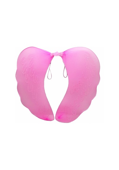 Pembe Renk Ortası Pembe Tüylü Tül Peri Kanadı 40x50 Cm Tarbtgsım4h6guhdchu Çok Renkli