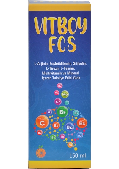 Vitboy FCS Multivitamin Mineral İçeren Takviye Edici Gıda 150 ML