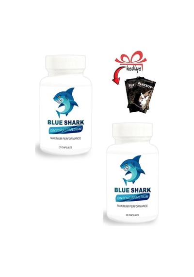 Blue Shark Ginseng&epimedium Erkekler İçin Destekleyici 20'li X 2 Adet + Kayganlaştırıcıyla Blue Shark Ginseng&epimedium Erkekler İçin Destekleyici 20'li X 2 Adet + Kayganlaştırıcıyla