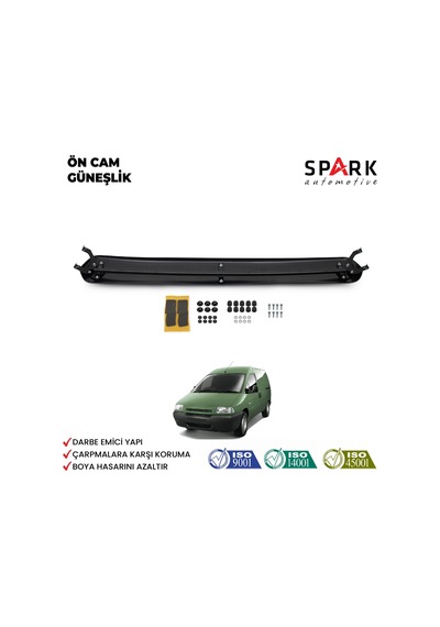 Peugeot Expert 1998-2003 Yıl Aralığı Uyumlu Ön Cam Güneşlik
