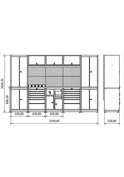MT-1021 Modüler Çalışma Tezgahı -