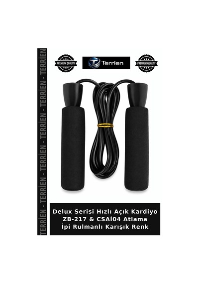 Delux Serisi Hızlı Açık Kardiyo Zb-217 & Csai04 Atlama İpi Rulmanlı Karışık Renk