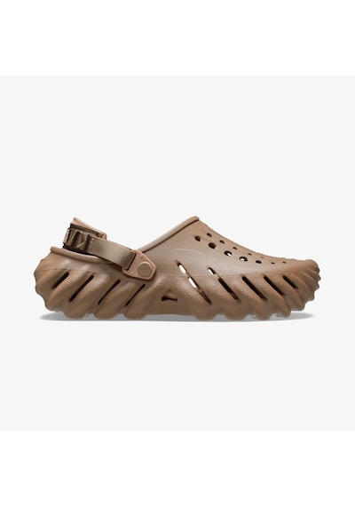 Crocs Echo Unisex Kahverengi Terlik Düz 207937 Kahverengi