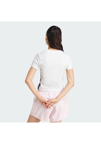 Adidas Essentials 3-stripes Slim Baby Kadın Tişört C-adıje1239b30a00 Beyaz