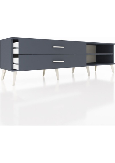 Hyperion Tv Ünitesi Tek Raflı 2 Çekmeceli 176x44x51 Antrasit-antrasit/antrasit Antrasıt/antrasıt Hyperion Tv Ünitesi Tek Raflı 2 Çekmeceli 176x44x51 Antrasit-antrasit/antrasit Antrasıt/antrasıt
