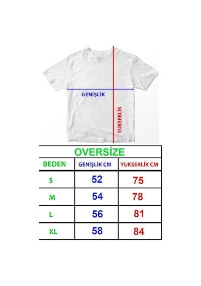 Tarzsokak Friends Oversize Tişört Beyaz