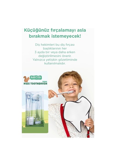 Sonik Pilli Diş Fırçası 2'li Yedek Başlık