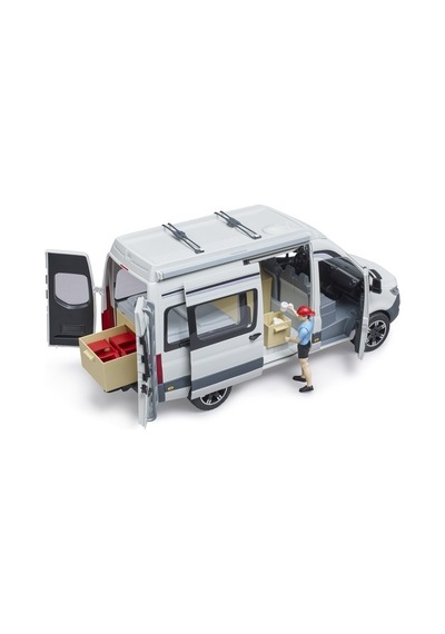 Bruder Mercedes Benz Sprinter Kamp Aracı ve Sürücüsü 02672