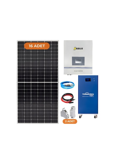 Yapısolar15 Kw Lityum Depolamalı Solar Enerji Paket