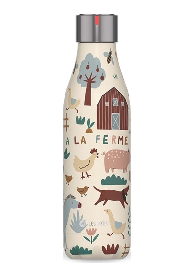 Les Artistes Paris Isı Yalıtımlı Çelik Termos 500ml Farm Renkli