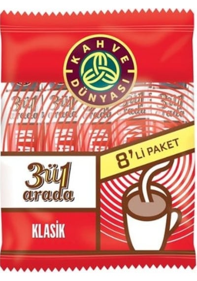 Kahve Dünyası 3ü1 Arada Mp 8'li