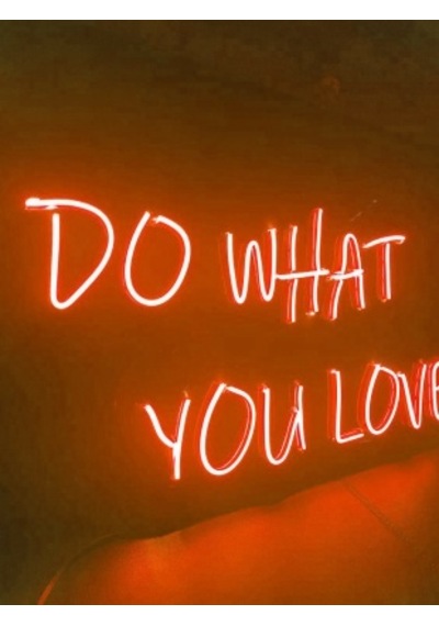 Do What You Love Neon Led Duvar Aydınlatması Neon Yazı Tabela