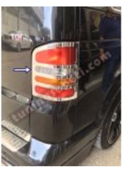 Vw Caravella 2010 - 2014 Stop Çerçevesi Metal Paslanmz Çelik Krom