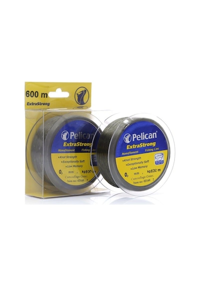 Pelican Extra Strong 0,35mm 600mt Koyu Yeşil Misina