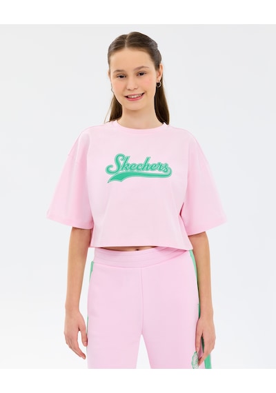 Skechers G Lw Fleece Sweat Short Büyük Kız Çocuk Lightpink Eşofman Altı Sk2610032-0098 Pembe