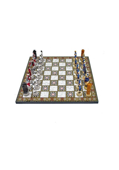 Mozaik - 718 - Desenli Katlanabilir Satranç Seddef36osm - Muratech - - Seddef36osm