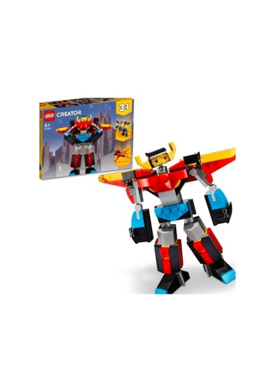 LEGO® Creator 3’ü 1 Arada Süper Robot 31124 6+ Yaratıcı Oyuncak Yapım Seti - 159 Parça