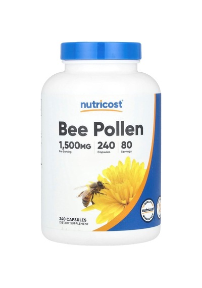 Nutricost Bee Pollen 1500 Mg 240 Kapsül - Dmm00098