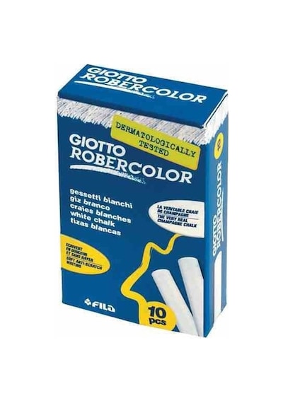 Giotto Robercolor Tebeşir 10'lu Paket Beyaz