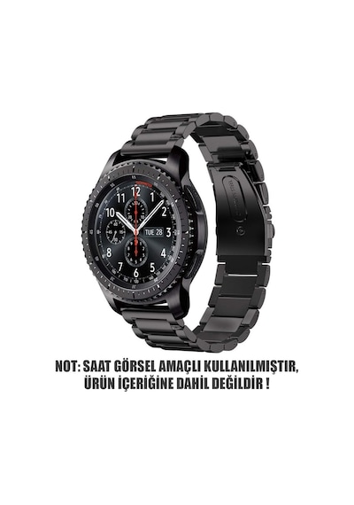 Microsonic Huawei Watch Gt3 46Mm Stainless Steel Kordon Siyah