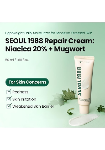 Lexroo Ksecret Seoul 1988 Repair Krem Niacica Yüzde Yirmi Ve Mugwort