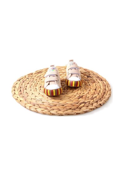 Papuçcity 02851 Unisex Çocuk Bebe Renkli Keten Konvers Ayakkabı 001
